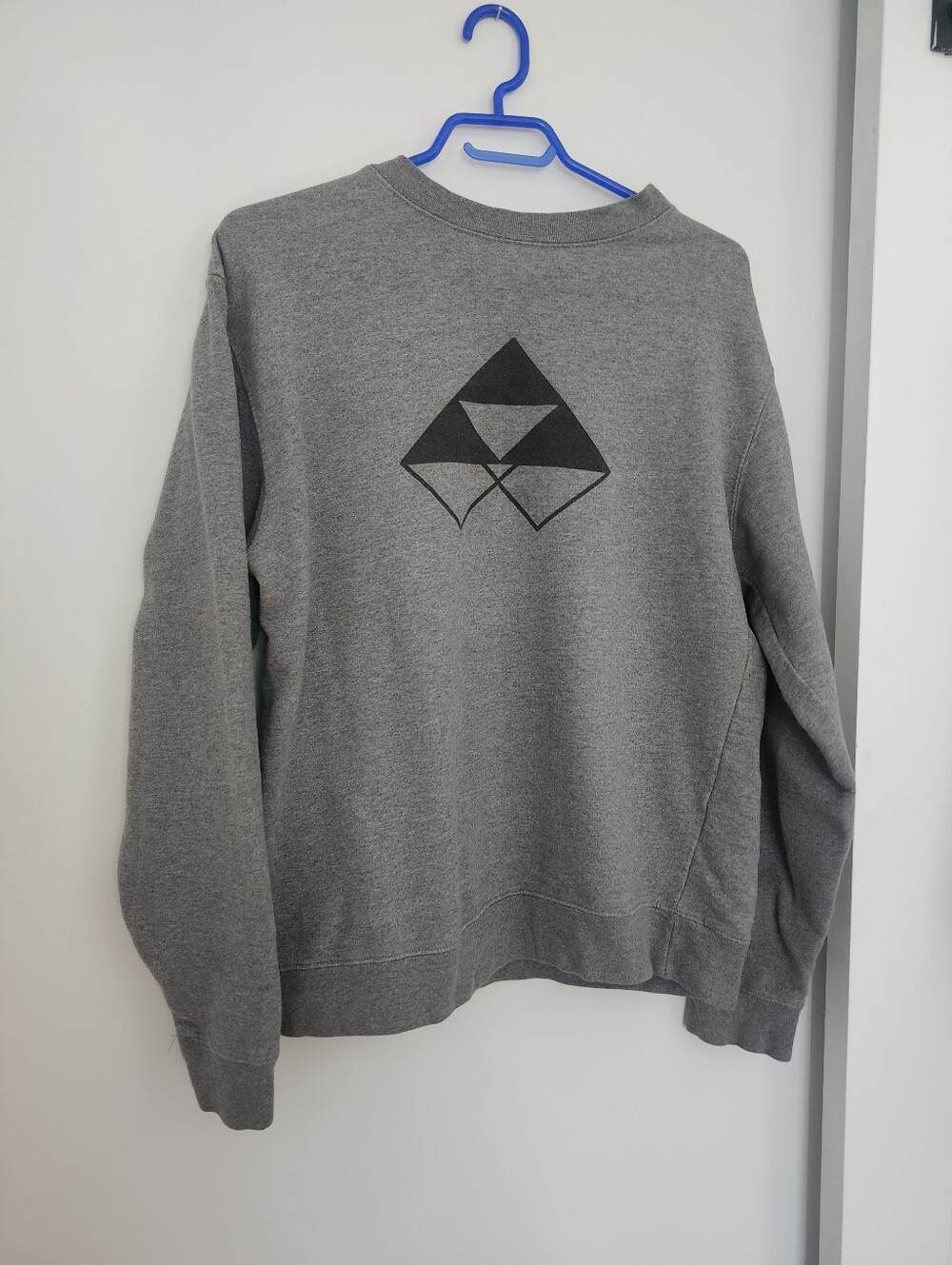 Goddess Grey Graphic Crewneck Sweatshirt – Large | Handmade Cotton✨ Cizy
